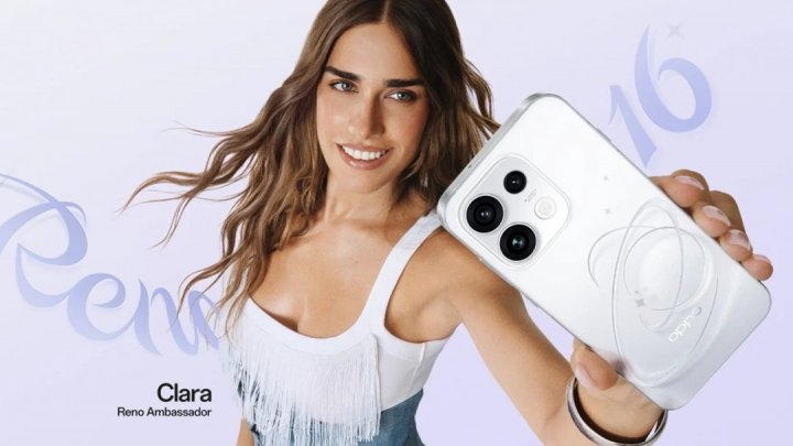 OPPO Reno 16: milioni di microlenti per 15 mm di profondit&agrave; sulla cover